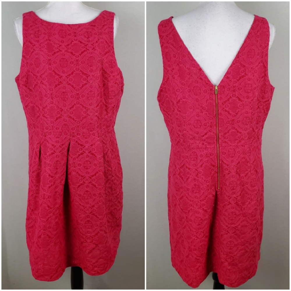 Banana Republic Floral Lace Sleeveless Dress